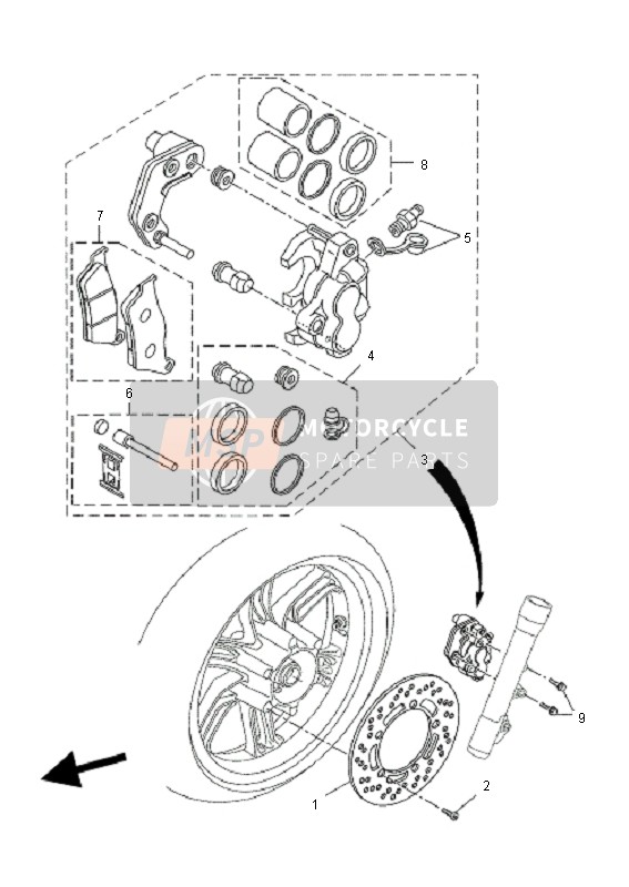 Front Brake Caliper